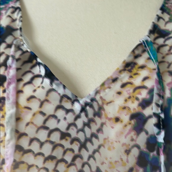 Multicolor Snake Print Tunic Dress - Picture 3 of 6